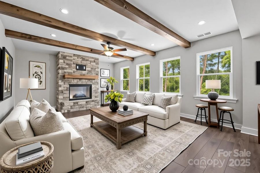 Furnished interior view inside a new home in , Waxhaw (Image 5). Furnished interior view inside a new home in , Waxhaw (Image 5).