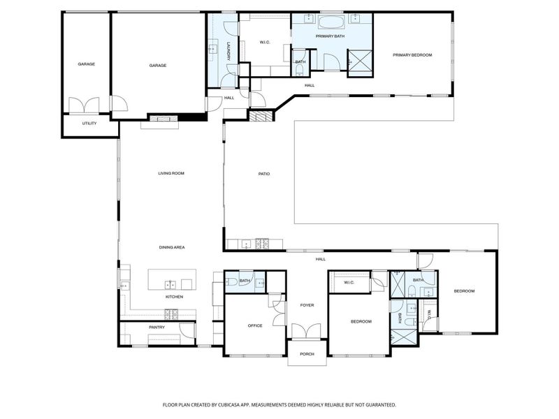 2D floor plan layout of this home in , Horseshoe Bay, TX (Image 3).