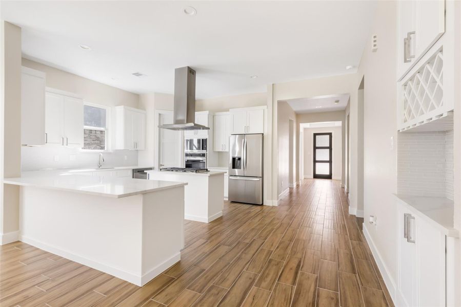 Furnished interior view inside a new home in , New Caney (Image 5).