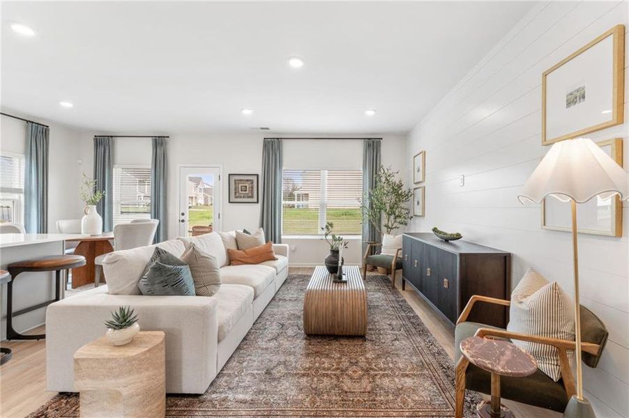 Furnished interior view inside a new home in , Rockmart (Image 10).