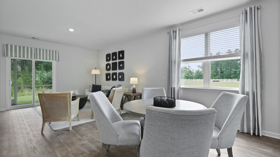 Representative furnished interior of a home built from the Glenwood by D.R. Horton in Pine Hills at Cane Bay, Summerville (Image 10).
