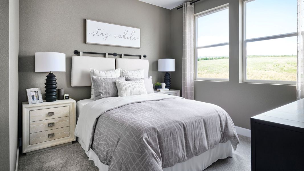 Representative furnished interior of a home built from the Fairmount by Taylor Morrison in Sugar Creek City Collection, Loveland (Image 11).