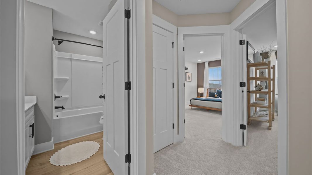 Furnished interior view inside a new home in Clayton Crossing, Arden (Image 16).