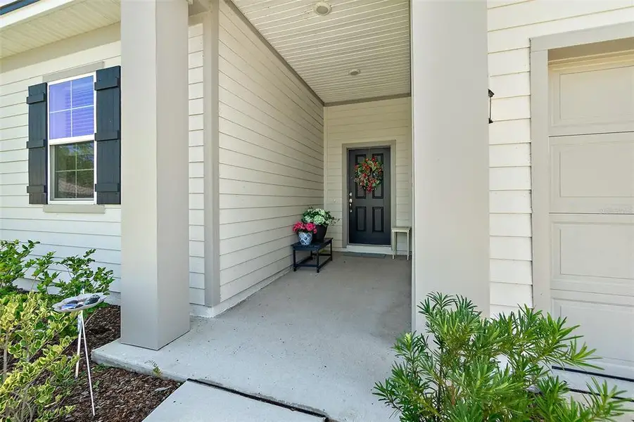 Exterior details and patio area of a home in , Palm Coast (Image 4). Exterior details and patio area of a home in , Palm Coast (Image 4).