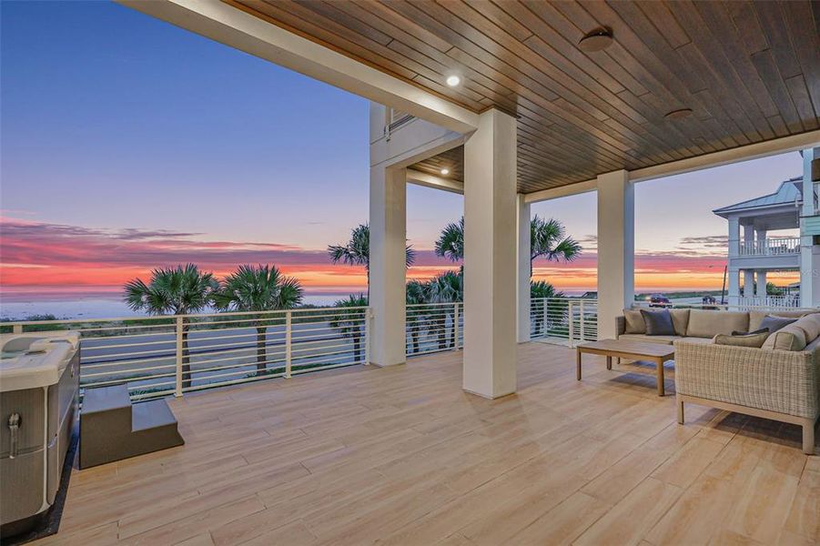 Exterior details and patio area of a home in , Flagler Beach (Image 3).