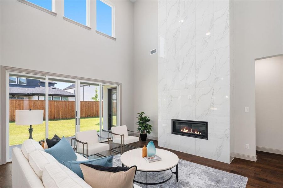 Furnished interior view inside a new home in , Frisco (Image 14).