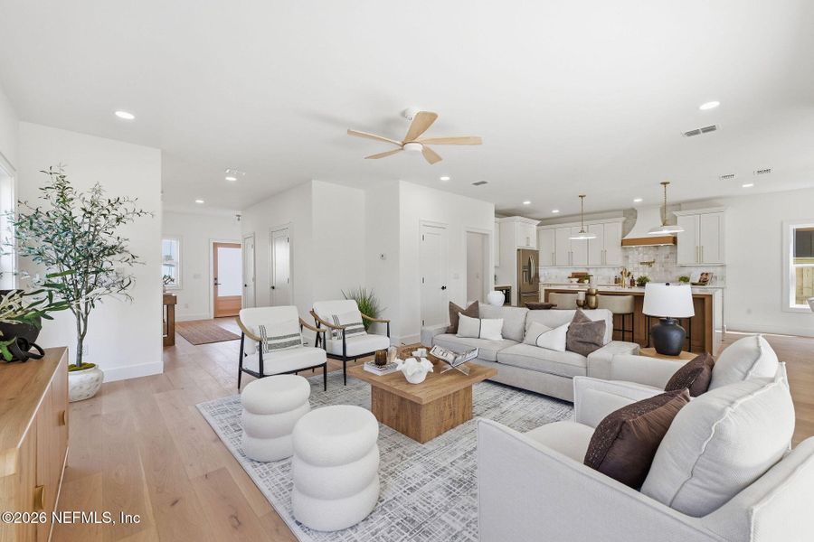 Furnished interior view inside a new home in , Jacksonville Beach (Image 42).