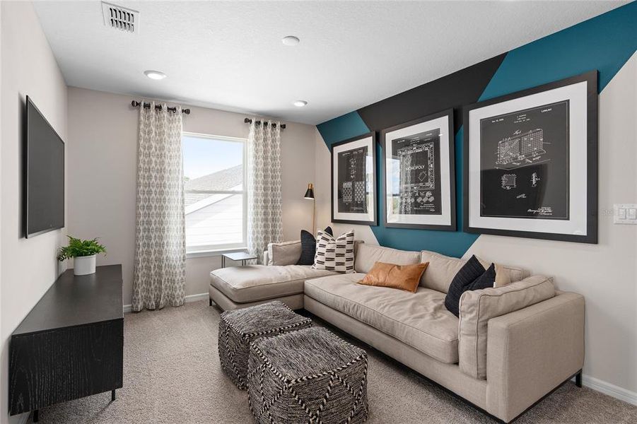 Furnished interior view inside a new home in Tohoqua, Kissimmee (Image 25).