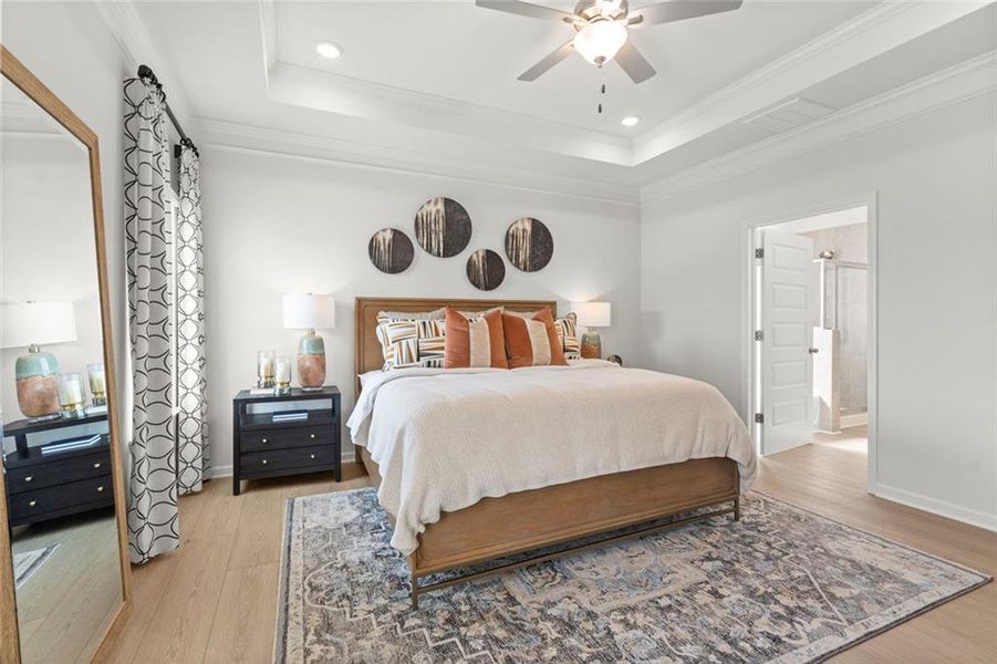 Furnished interior view inside a new home in Laurel Ridge, Rock Spring (Image 29).