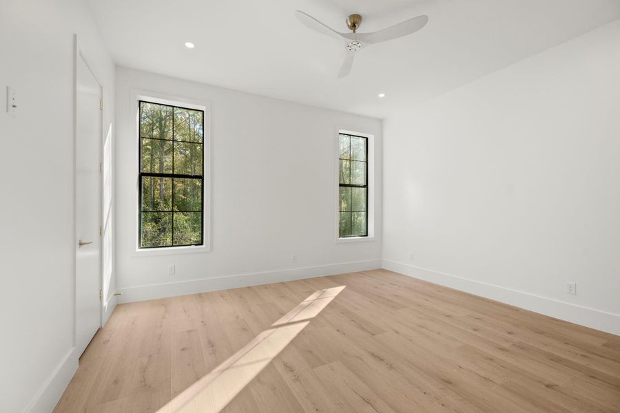 View of secondary bedroom located upstairs. View of secondary bedroom located upstairs.