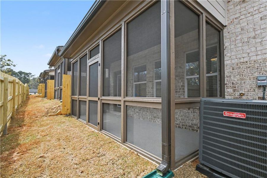 Exterior details and patio area of a home in , Norcross (Image 16).