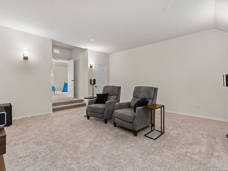 Furnished interior view inside a new home in , San Antonio (Image 26). Furnished interior view inside a new home in , San Antonio (Image 26).