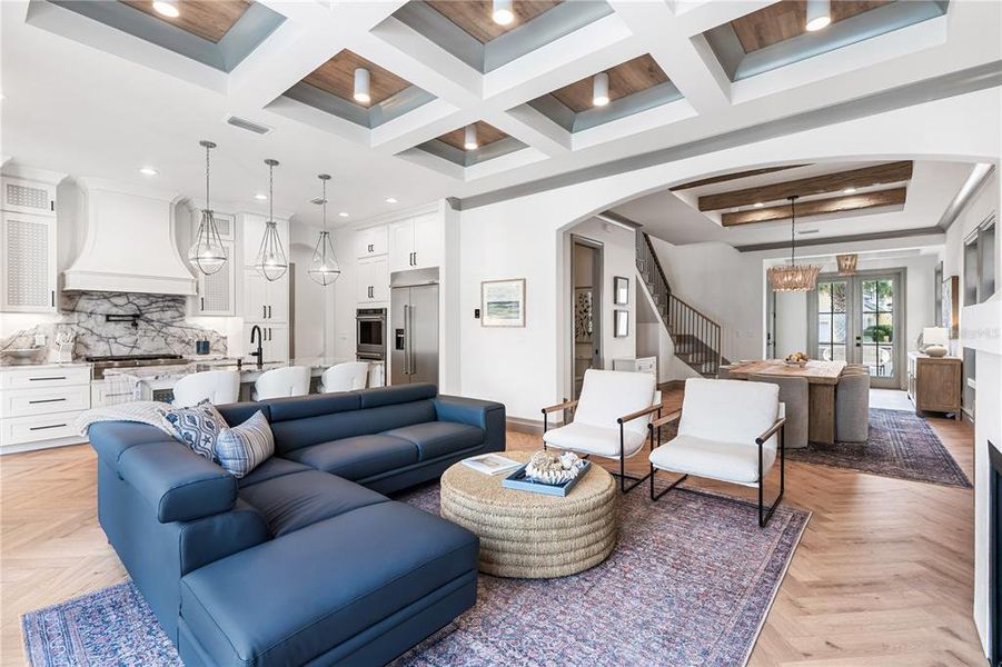 Furnished interior view inside a new home in , Palm Coast (Image 9).