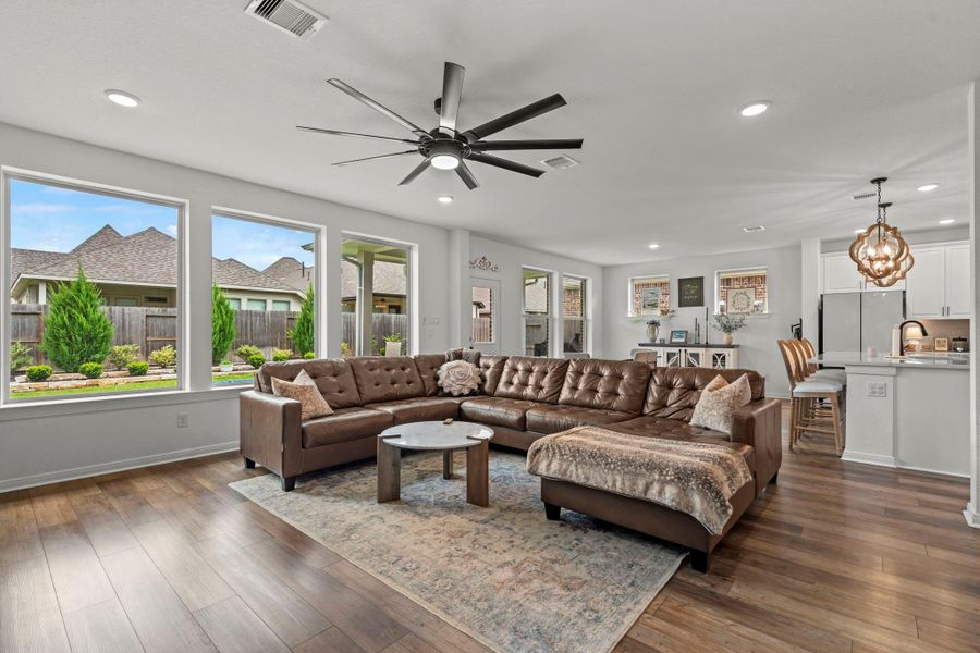 Furnished interior view inside a new home in , Magnolia (Image 27).