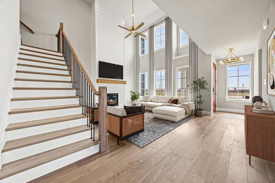 Furnished interior view inside a new home in Fields, Frisco (Image 6).