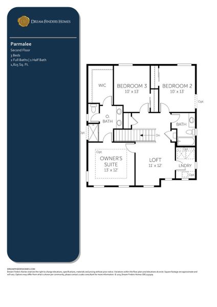 2D floor plan layout of this home in Waterfield - Single Family Homes, Fort Collins, CO (Image 2). 2D floor plan layout of this home in Waterfield - Single Family Homes, Fort Collins, CO (Image 2).