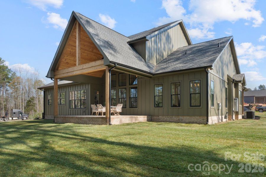 Exterior details and patio area of a home in , Clover (Image 29).