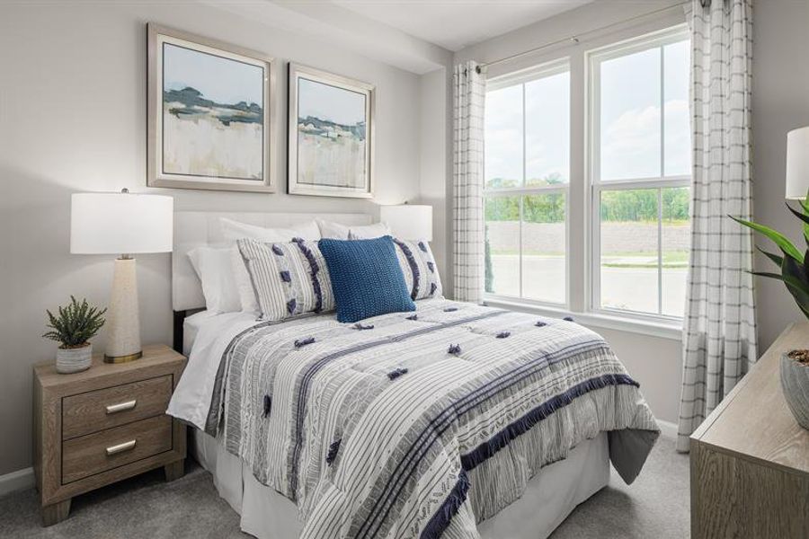 Representative furnished interior of a home built from the Traditional Clarendon by Ryan Homes in Northerly, Charlotte (Image 19).
