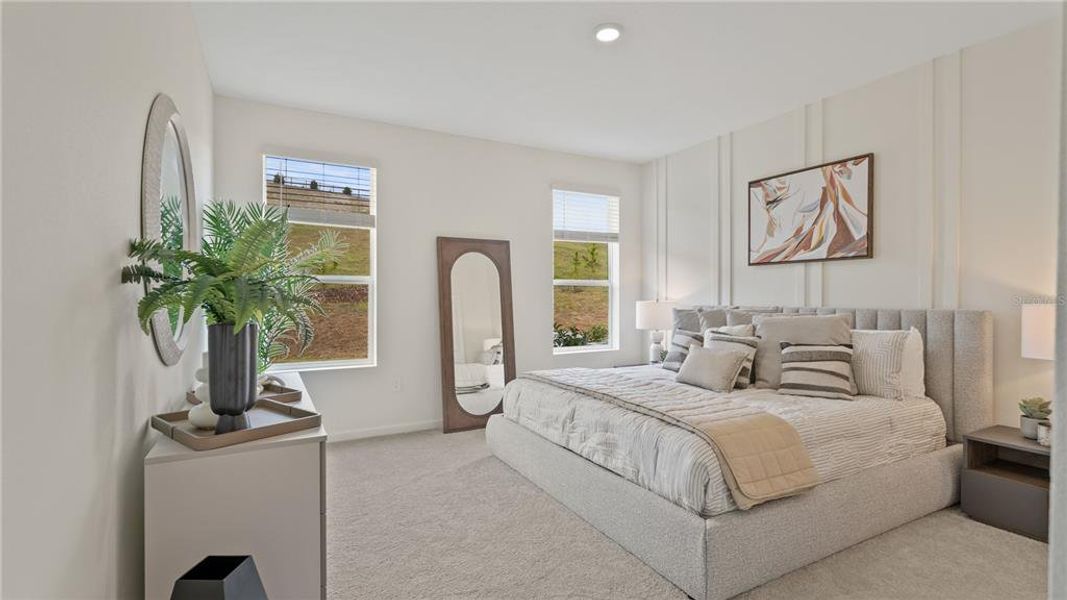 Furnished interior view inside a new home in Crosswinds, Haines City (Image 8).