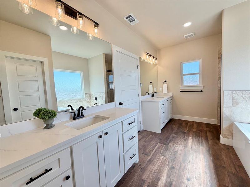 Furnished interior view inside a new home in , Weatherford (Image 13).