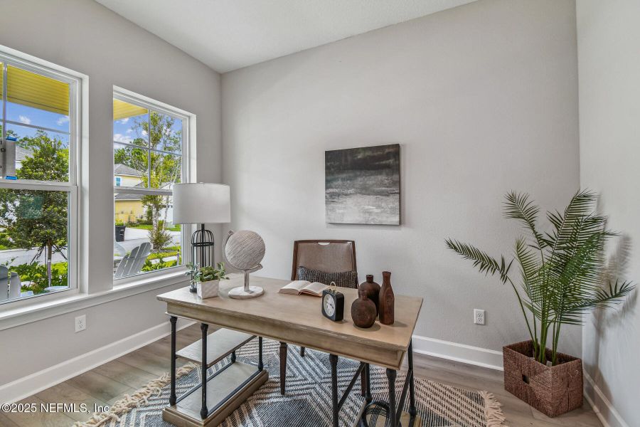 Furnished interior view inside a new home in Seabrook Village 40’ Rear Entry, Nocatee (Image 24).