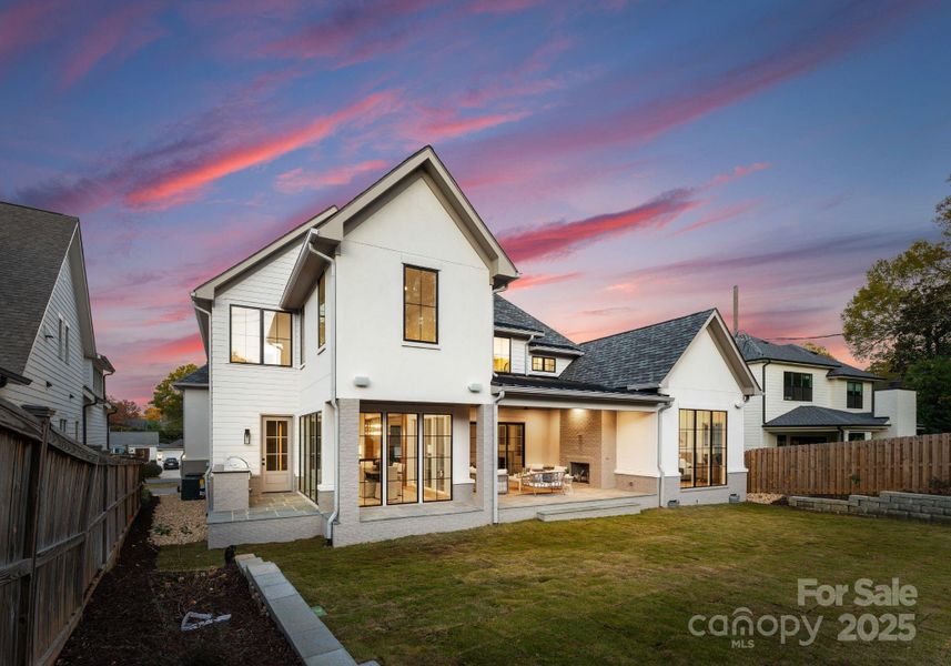 Exterior details and patio area of a home in , Charlotte (Image 3).