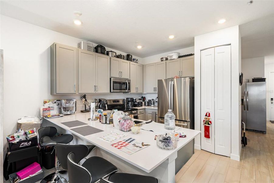 Furnished interior view inside a new home in The Timbers at Everlands: The Villas, Palm Bay (Image 28). Furnished interior view inside a new home in The Timbers at Everlands: The Villas, Palm Bay (Image 28).