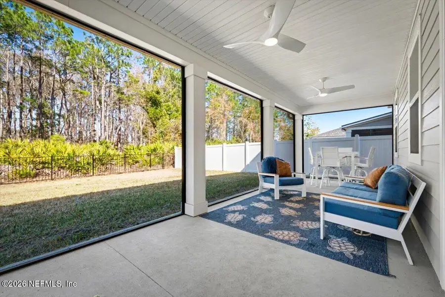 Exterior details and patio area of a home in RiverTown - Settlement, St. Johns (Image 3).