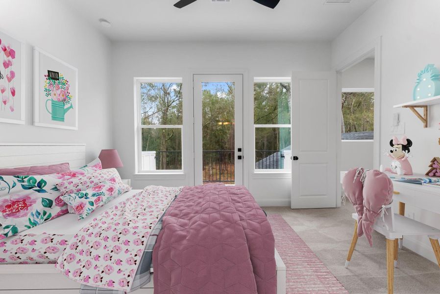 Upstairs bedrooms have their own bath and lanai!