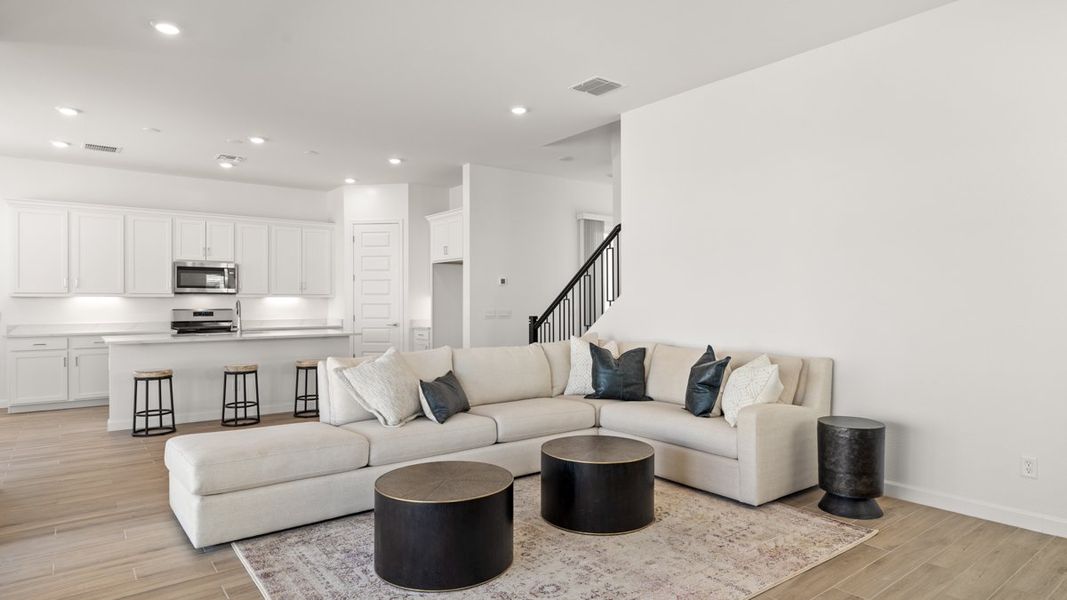 Representative furnished interior of a home built from the Crow by D.R. Horton in Apache Farms, Buckeye (Image 15).
