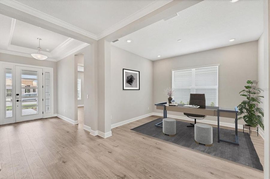 Furnished interior view inside a new home in , Bradenton (Image 25).