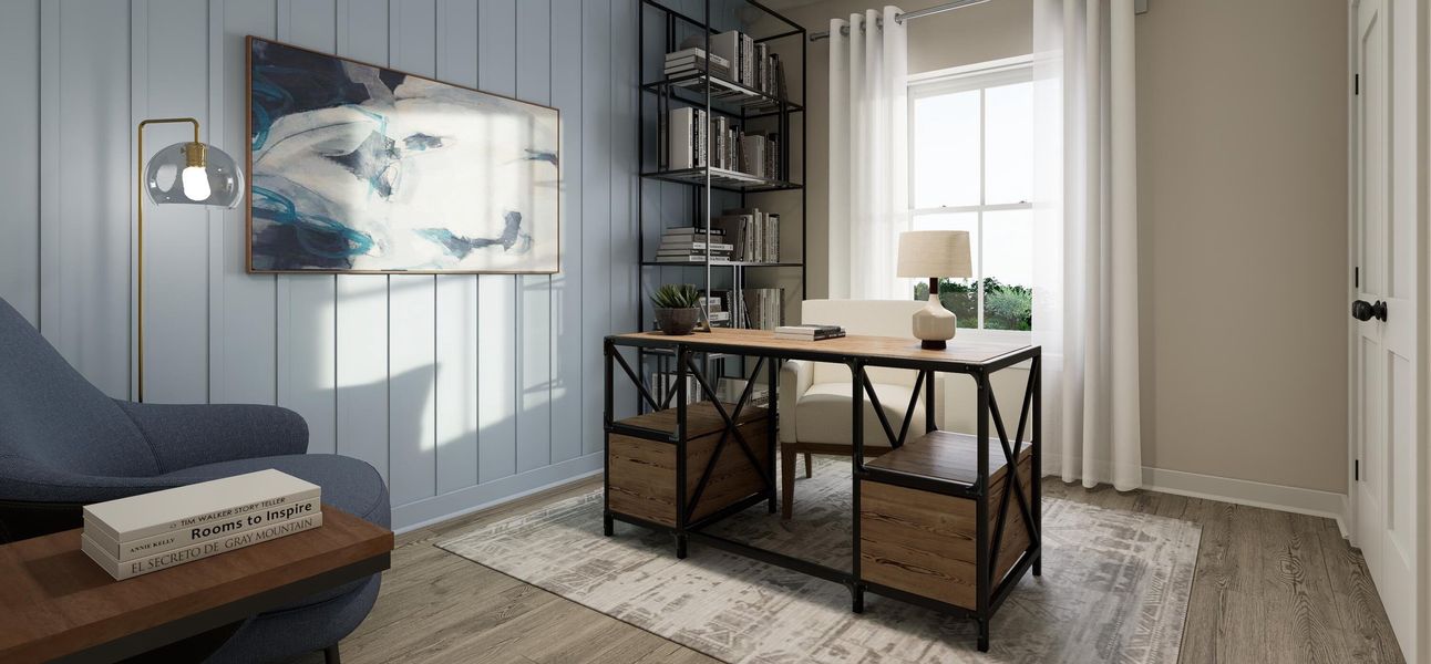 Furnished interior view inside a new home in , Charleston (Image 26).