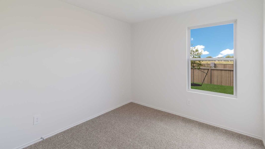 Representative unfurnished interior of a home built from the The Dahlia by D.R. Horton in Marigold, Kyle (Image 11).