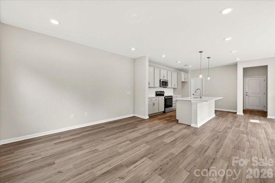 Open concept first floor Open concept first floor