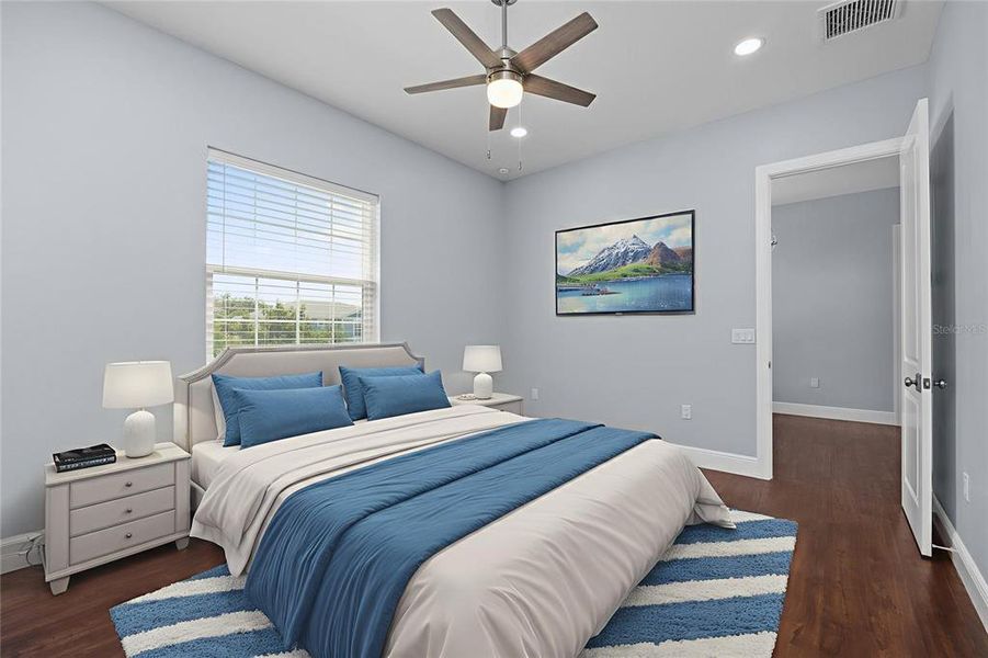 Furnished interior view inside a new home in , Tampa (Image 45).