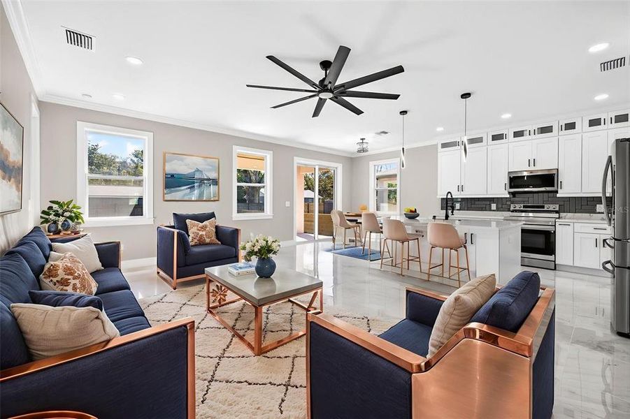 Furnished interior view inside a new home in , Masaryktown (Image 9).