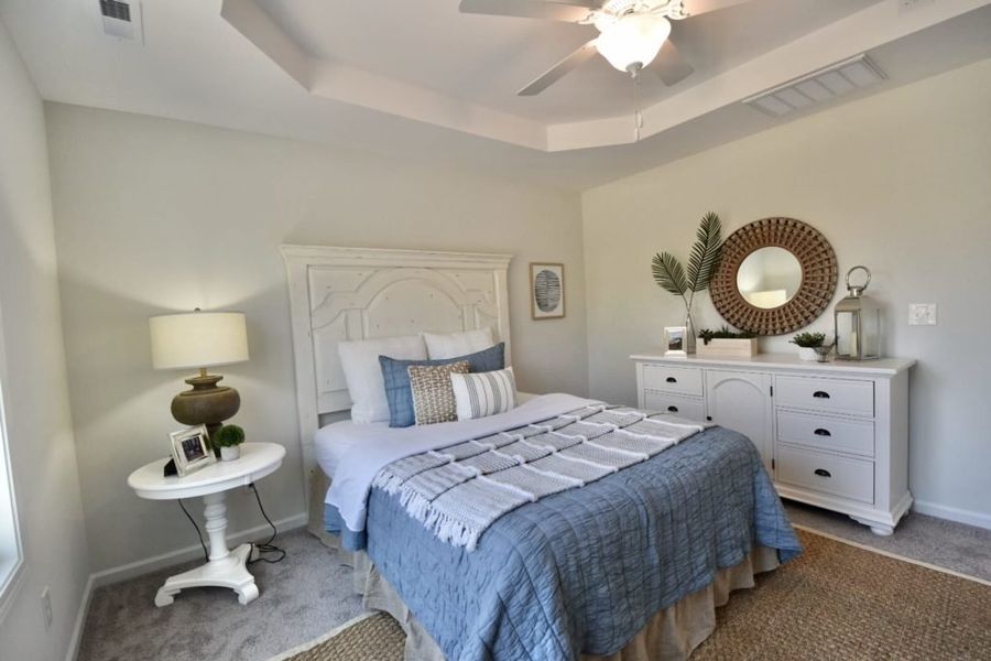 Furnished interior in a model home at Pine Ridge in Castle Hayne (Image 23).