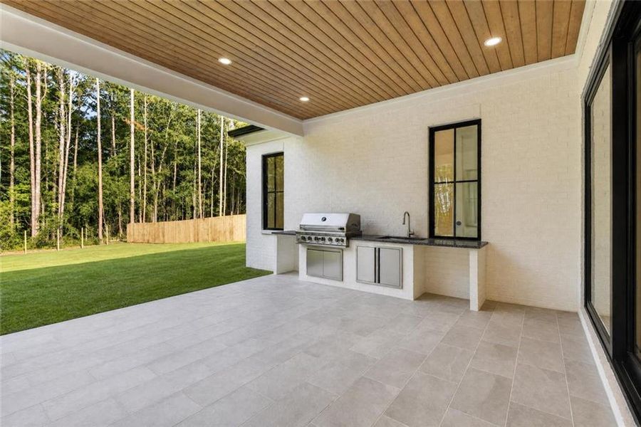 Exterior details and patio area of a home in , Loganville (Image 31). Exterior details and patio area of a home in , Loganville (Image 31).