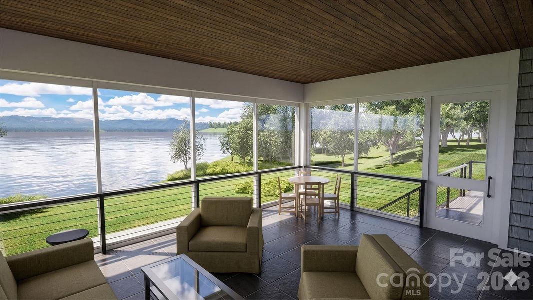 Architectural Rendering Porch Addition