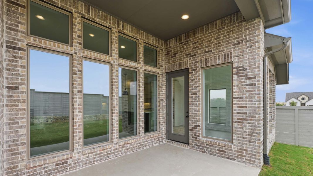 Exterior details and patio area of a home in Ramble, Celina (Image 4). Exterior details and patio area of a home in Ramble, Celina (Image 4).