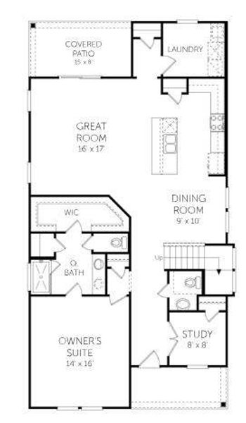 1st Floorplan - Representative Photo