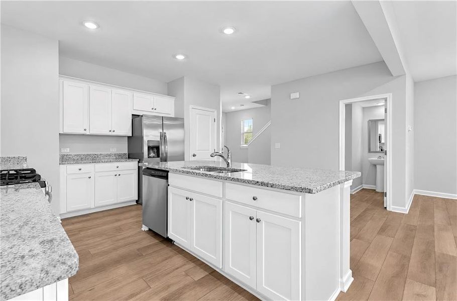 Furnished interior view inside a new home in Timber Ridge, Douglasville (Image 4).