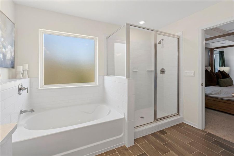 Furnished interior view inside a new home in Water Oak Estates, Lawrenceville (Image 28).