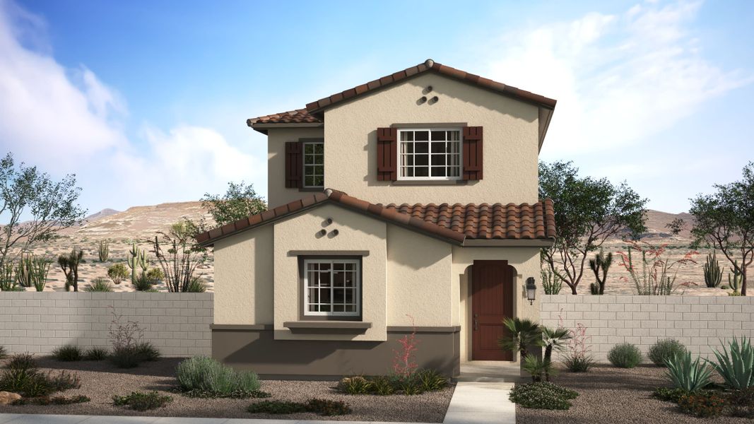 Spanish Elevation | Quattro | Solvida at Estrella | New Homes in Goodyear, AZ | Landsea Homes