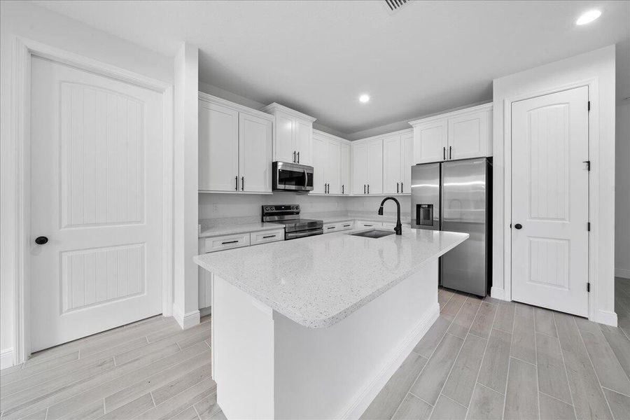 Furnished interior view inside a new home in , Fort Pierce (Image 12).