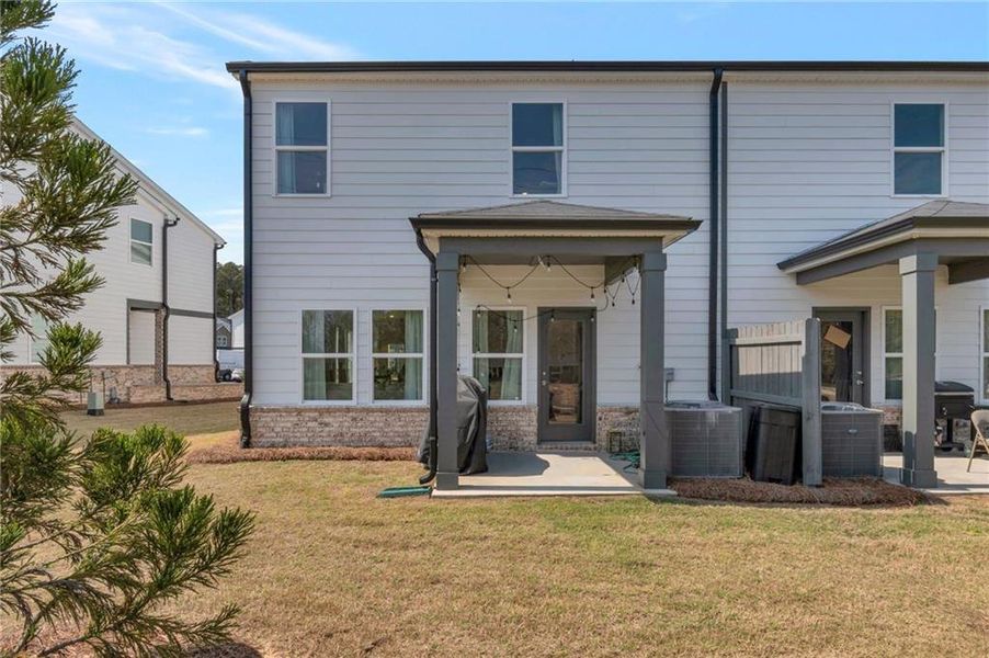 Exterior details and patio area of a home in , Snellville (Image 3).