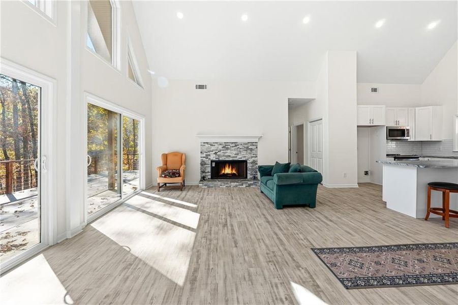 Furnished interior view inside a new home in , Cumming (Image 10).