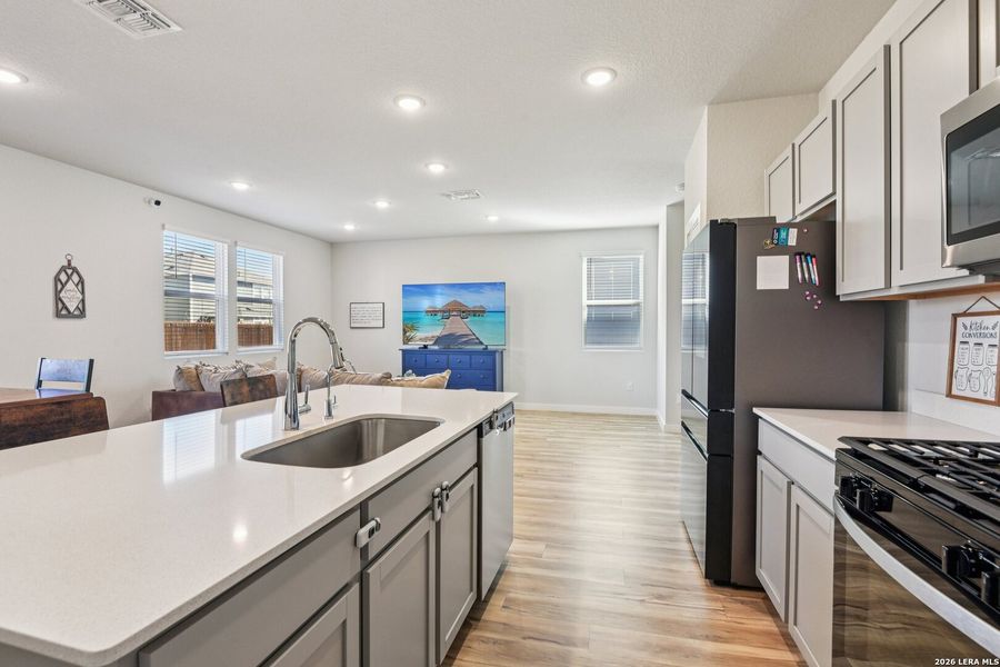 Furnished interior view inside a new home in Blue Ridge Ranch, San Antonio (Image 29).