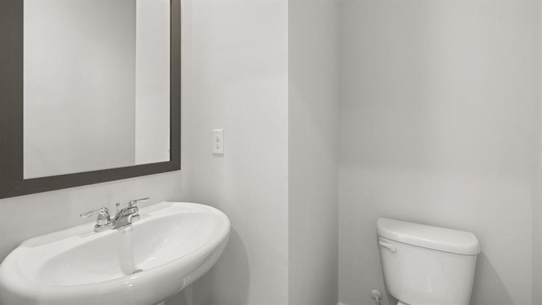 Furnished interior view inside a new home in Oaks at Cedar Grove, Fairburn (Image 9).