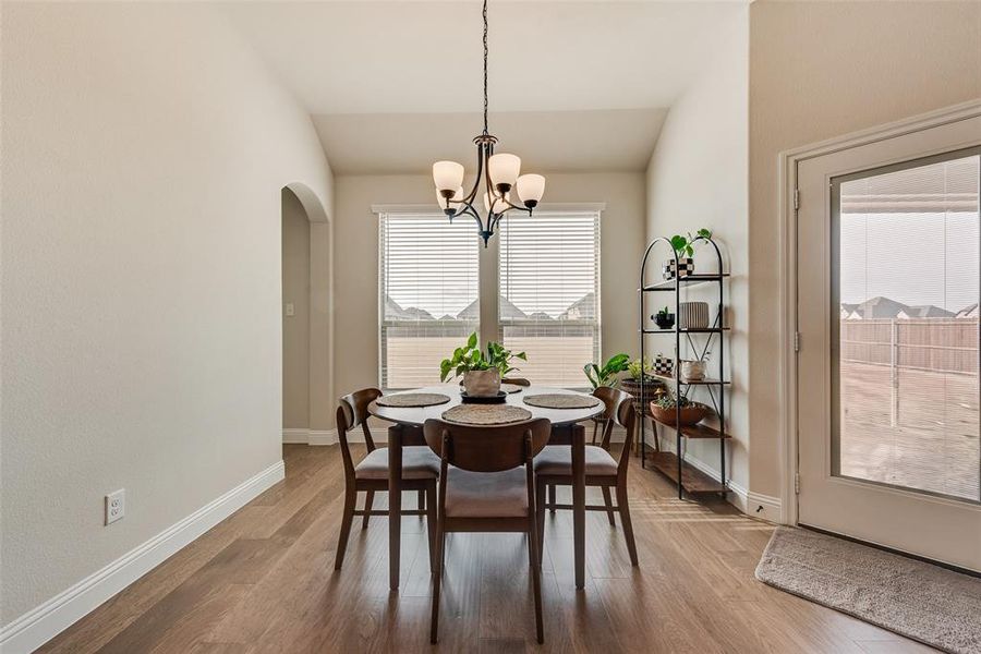 Furnished interior view inside a new home in Coyote Crossing, Godley (Image 29).